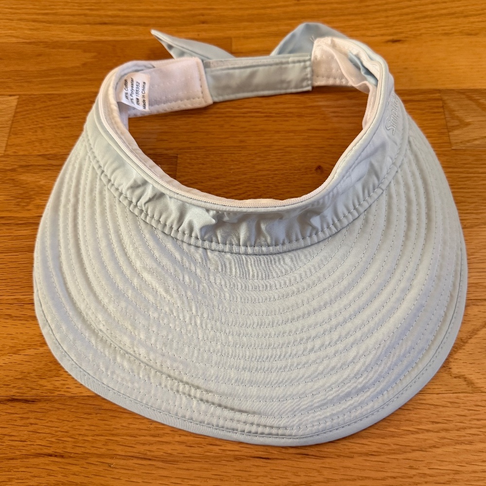 Simplicity Wide Brim UV Protection 2 in 1 Removable Visor Hat Womens Blue - Picture 12 of 15